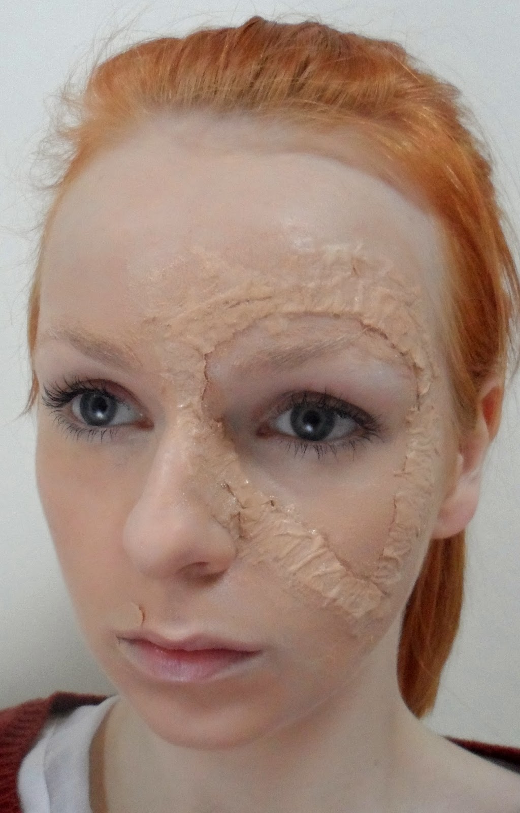 Your own makeup make zombie and